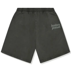Broken Planet Market Broken Planet Basics Washed Soot Black Shorts< Shorts