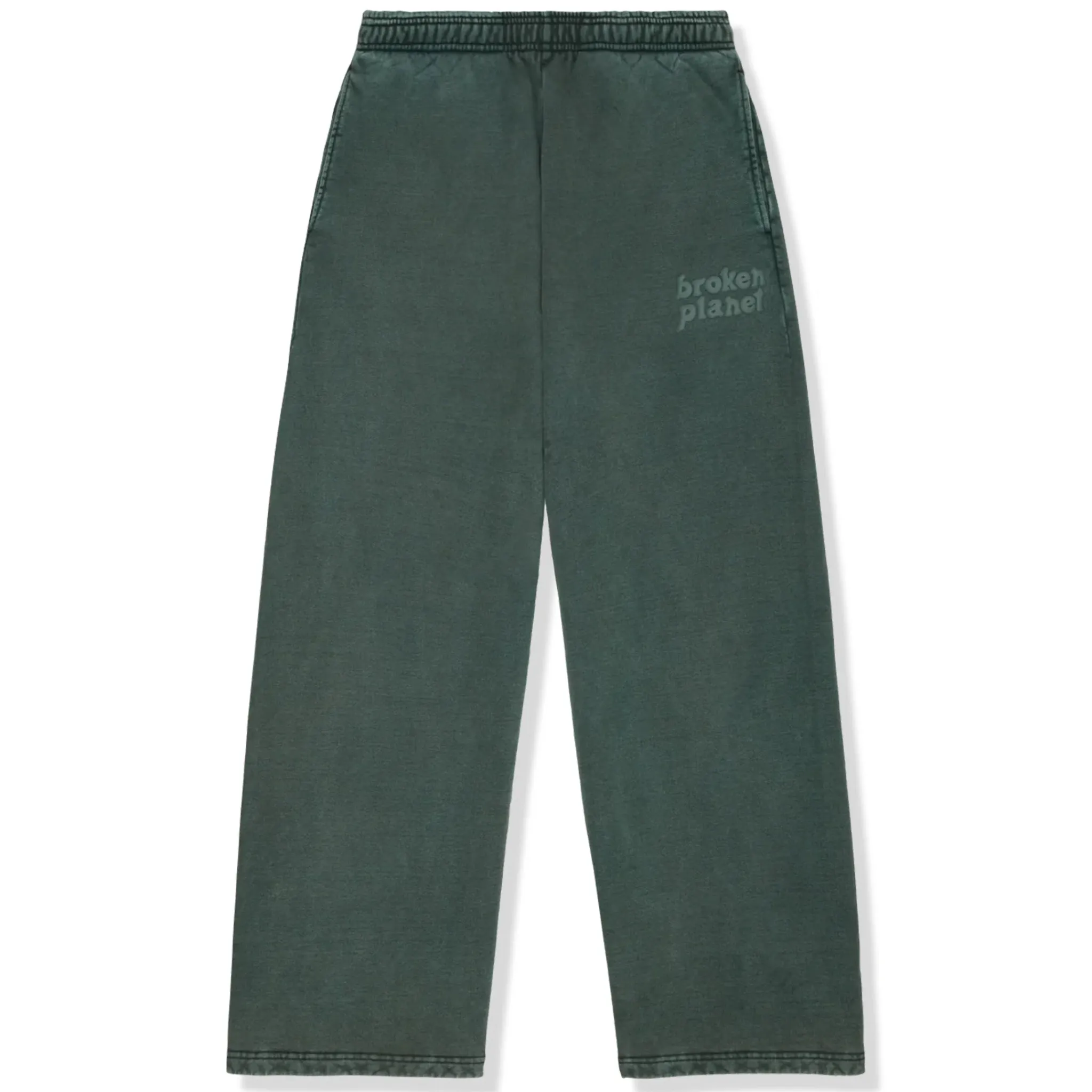 Broken Planet Market Broken Planet Basics Wide Leg Washed Emerald Sweatpants< Sweatpants|Bottoms