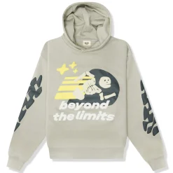 Broken Planet Market Broken Planet Beyond The Limits Hoodie Stone Grey< Sweatshirts & Hoodies