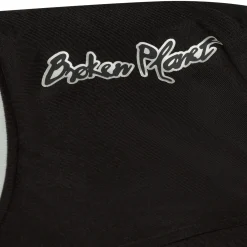Broken Planet Market Broken Planet Black Silver Football Jersey< T-shirts
