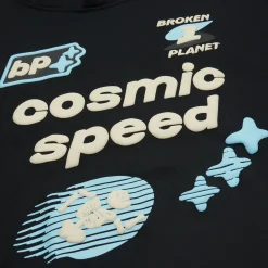 Broken Planet Market Broken Planet Cosmic Speed Hoodie Midnight Black< Sweatshirts & Hoodies