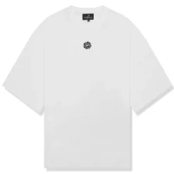 Broken Planet Market Broken Planet Cropped White T Shirt< T-shirts