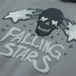 Broken Planet Market Broken Planet Falling Stars Dark Grey Hoodie< Sweatshirts & Hoodies