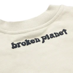 Broken Planet Market Broken Planet Find Your Balance Bone White Crewneck< Sweatshirts & Hoodies