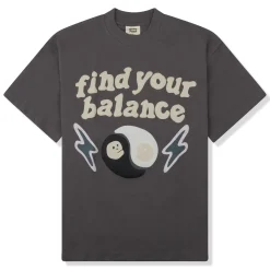Broken Planet Market Broken Planet Find Your Balance Ash Grey T Shirt< T-shirts