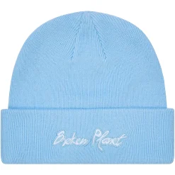 Broken Planet Market Broken Planet Fold Over Light Blue Beanie< Hats & Caps
