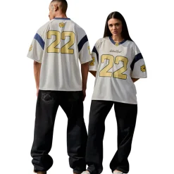 Broken Planet Market Broken Planet Football White Blue Jersey< T-shirts