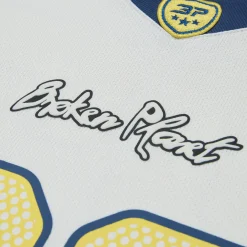 Broken Planet Market Broken Planet Football White Blue Jersey< T-shirts