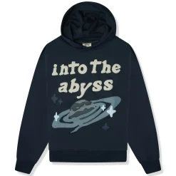 Broken Planet Market Broken Planet Into The Abyss Outer Space Blue Hoodie< Sweatshirts & Hoodies
