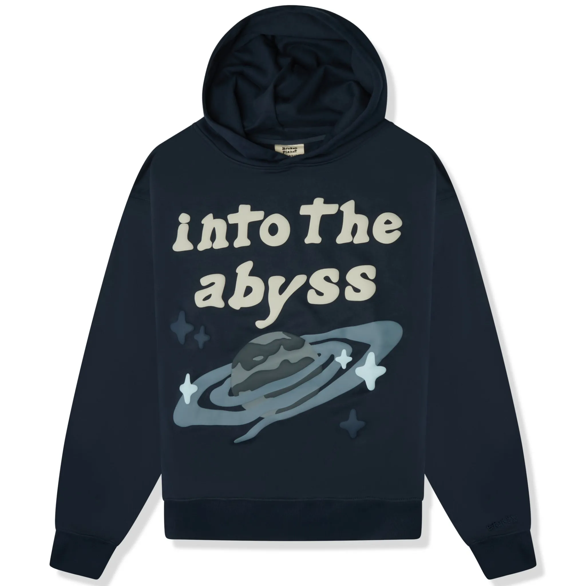 Broken Planet Market Broken Planet Into The Abyss Outer Space Blue Hoodie< Sweatshirts & Hoodies
