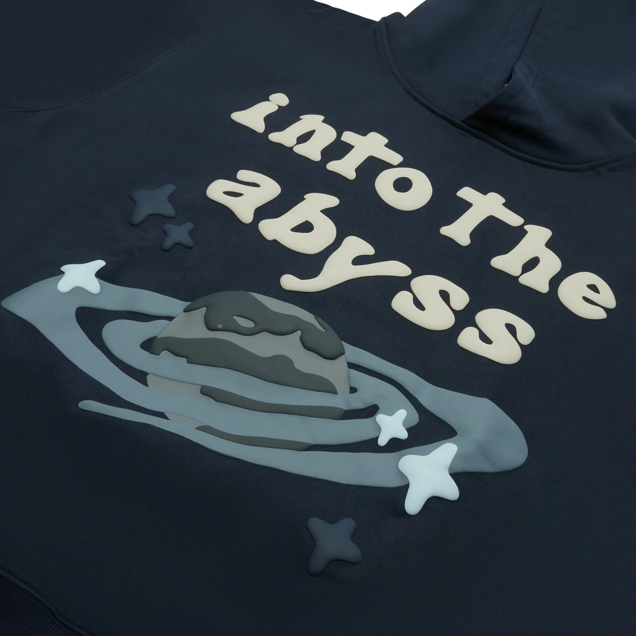 Broken Planet Market Broken Planet Into The Abyss Outer Space Blue Hoodie< Sweatshirts & Hoodies