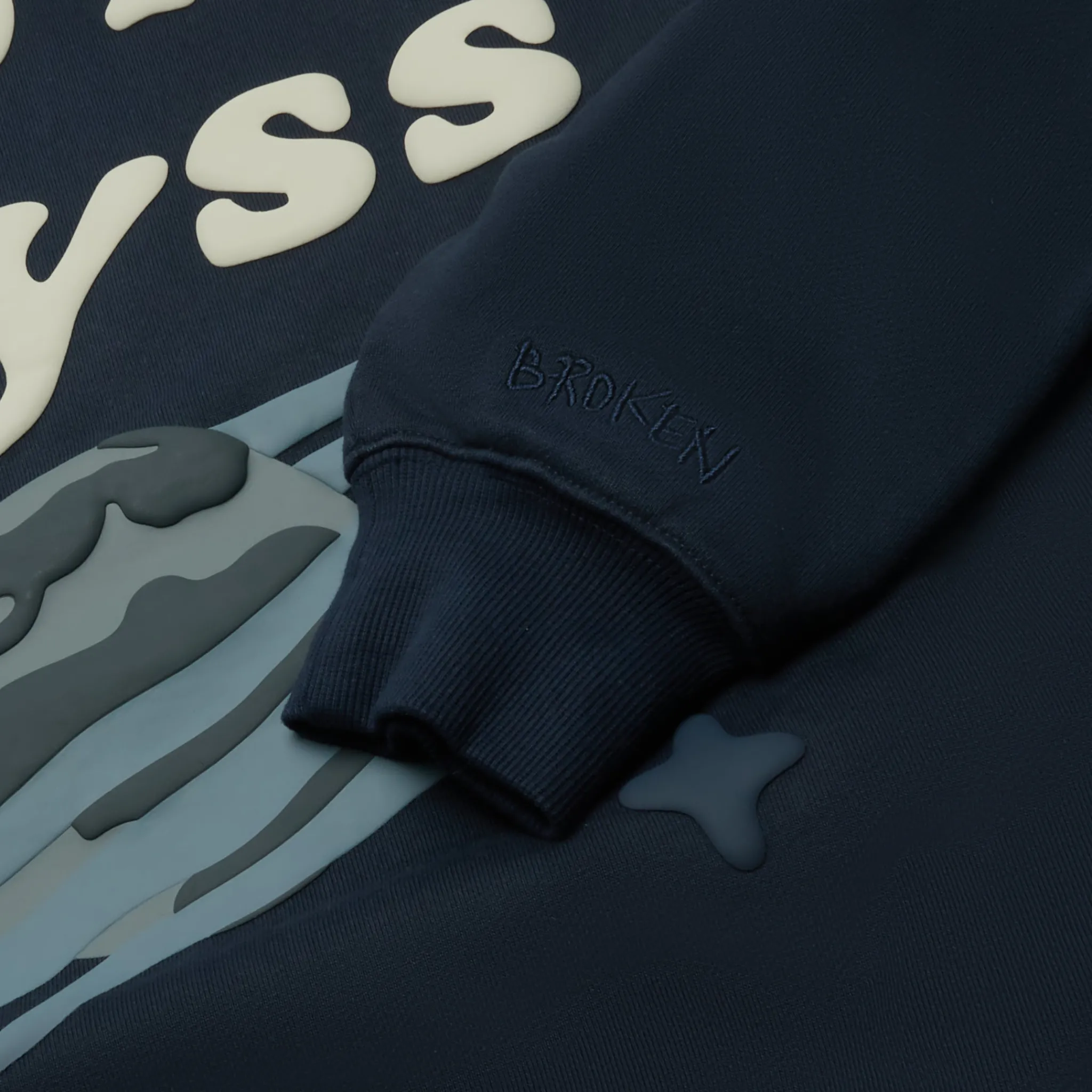Broken Planet Market Broken Planet Into The Abyss Outer Space Blue Hoodie< Sweatshirts & Hoodies
