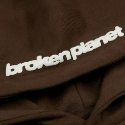 Broken Planet Market Broken Planet It Starts With Luv Mocha Brown Hoodie< Sweatshirts & Hoodies