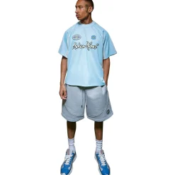 Broken Planet Market Broken Planet Light Blue Football Jersey< T-shirts
