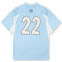 Broken Planet Market Broken Planet Light Blue Football Jersey< T-shirts