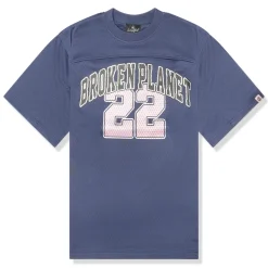 Broken Planet Market Broken Planet Mesh Outerspace Blue Jersey< T-shirts