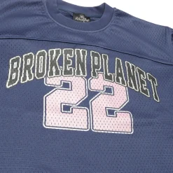 Broken Planet Market Broken Planet Mesh Outerspace Blue Jersey< T-shirts