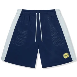 Broken Planet Market Broken Planet Mesh White Blue Shorts< Shorts