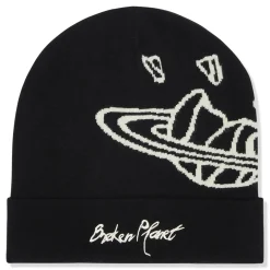 Broken Planet Market Broken Planet Midnight Black Beanie< Hats & Caps