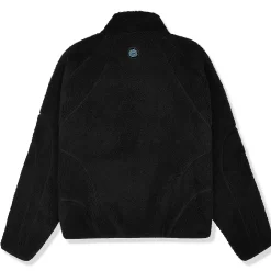 Broken Planet Market Broken Planet Midnight Black Polar Fleece< Coats & Jackets