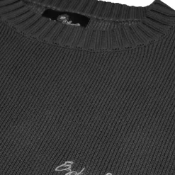 Broken Planet Market Broken Planet Midnight Black Planet Knit Sweatshirt< Sweatshirts & Hoodies