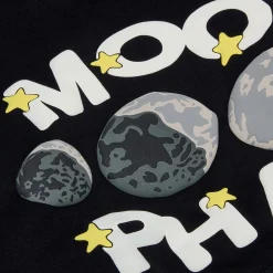 Broken Planet Market Broken Planet Midnight Black Moon Phases Hoodie< Sweatshirts & Hoodies