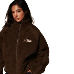Broken Planet Market Broken Planet Mocha Polar Fleece< Coats & Jackets