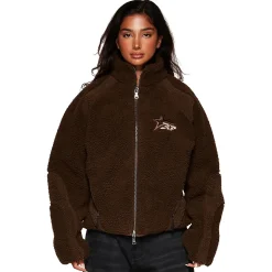 Broken Planet Market Broken Planet Mocha Polar Fleece< Coats & Jackets
