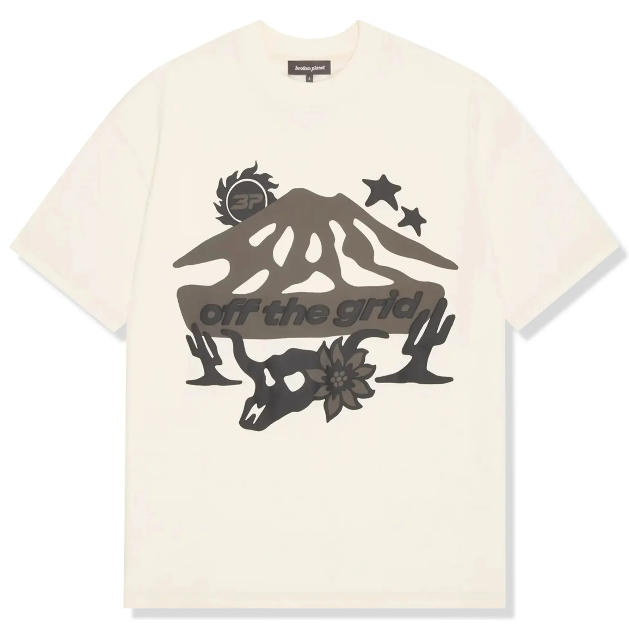Broken Planet Market Broken Planet Off The Grid Marshmallow White T Shirt< T-shirts