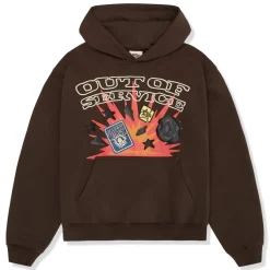 Broken Planet Market Broken Planet Out Of Service Mocha Brown Hoodie< Sweatshirts & Hoodies