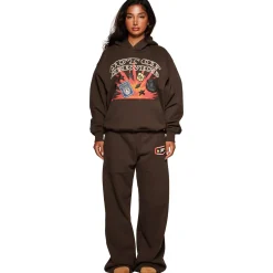Broken Planet Market Broken Planet Out Of Service Mocha Brown Hoodie< Sweatshirts & Hoodies