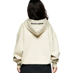 Broken Planet Market Broken Planet Outer Space Bone White Zip-Up Hoodie< Sweatshirts & Hoodies