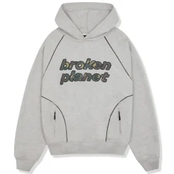 Broken Planet Market Broken Planet Performance Heather Grey Hoodie< Sweatshirts & Hoodies