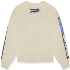 Broken Planet Market Broken Planet Performance Bone White Crewneck< Sweatshirts & Hoodies