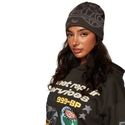 Broken Planet Market Broken Planet Repair Services Soot Black Hoodie< Sweatshirts & Hoodies