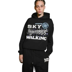 Broken Planet Market Broken Planet Sky Walking Midnight Black Hoodie< Sweatshirts & Hoodies