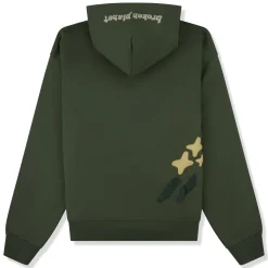 Broken Planet Market Broken Planet Space Trails Olive Green Hoodie< Sweatshirts & Hoodies