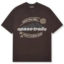 Broken Planet Market Broken Planet Space Trails Mocha Brown T Shirt< T-shirts
