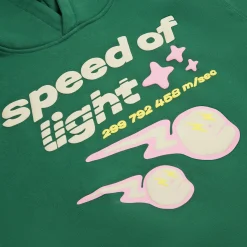 Broken Planet Market Broken Planet Speed Of Light Hoodie Malachite Green< Sweatshirts & Hoodies