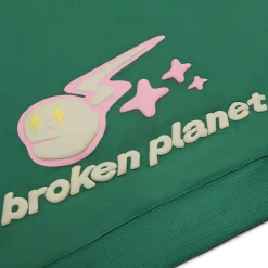 Broken Planet Market Broken Planet Speed Of Light Hoodie Malachite Green< Sweatshirts & Hoodies