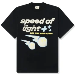 Broken Planet Market Broken Planet Speed of Light Midnight Black T Shirt< T-shirts