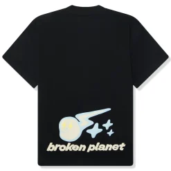 Broken Planet Market Broken Planet Speed of Light Midnight Black T Shirt< T-shirts