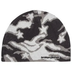 Broken Planet Market Broken Planet Star Camo Beanie< Hats & Caps
