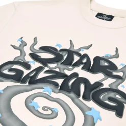 Broken Planet Market Broken Planet Stargazing Vanilla White T Shirt< T-shirts