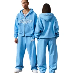 Broken Planet Market Broken Planet Straight Leg Light Blue Sweatpants< Bottoms|Sweatpants