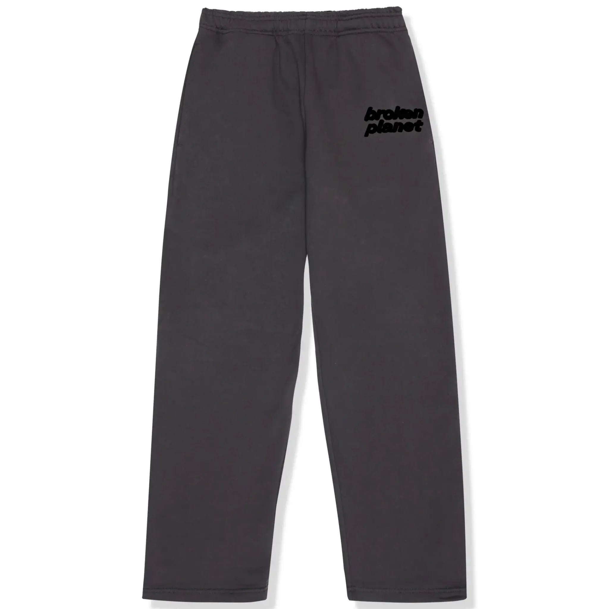 Broken Planet Market Broken Planet Straight Leg Soot Black Sweatpants< Bottoms|Sweatpants