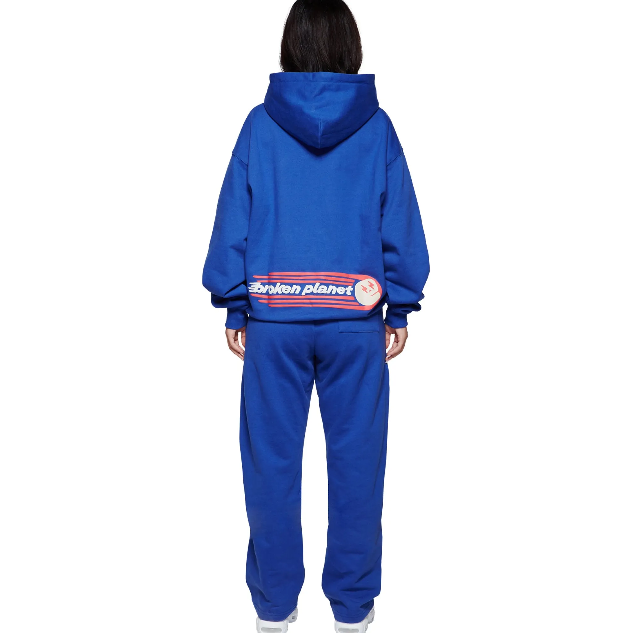 Broken Planet Market Broken Planet The Future Is Here Deep Blue Hoodie< Sweatshirts & Hoodies