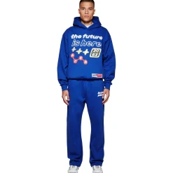 Broken Planet Market Broken Planet The Future Is Here Deep Blue Hoodie< Sweatshirts & Hoodies