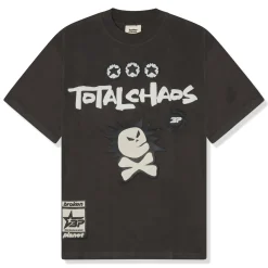 Broken Planet Market Broken Planet Total Chaos Soot Black T Shirt< T-shirts