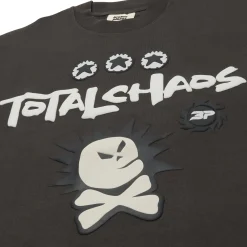 Broken Planet Market Broken Planet Total Chaos Soot Black T Shirt< T-shirts